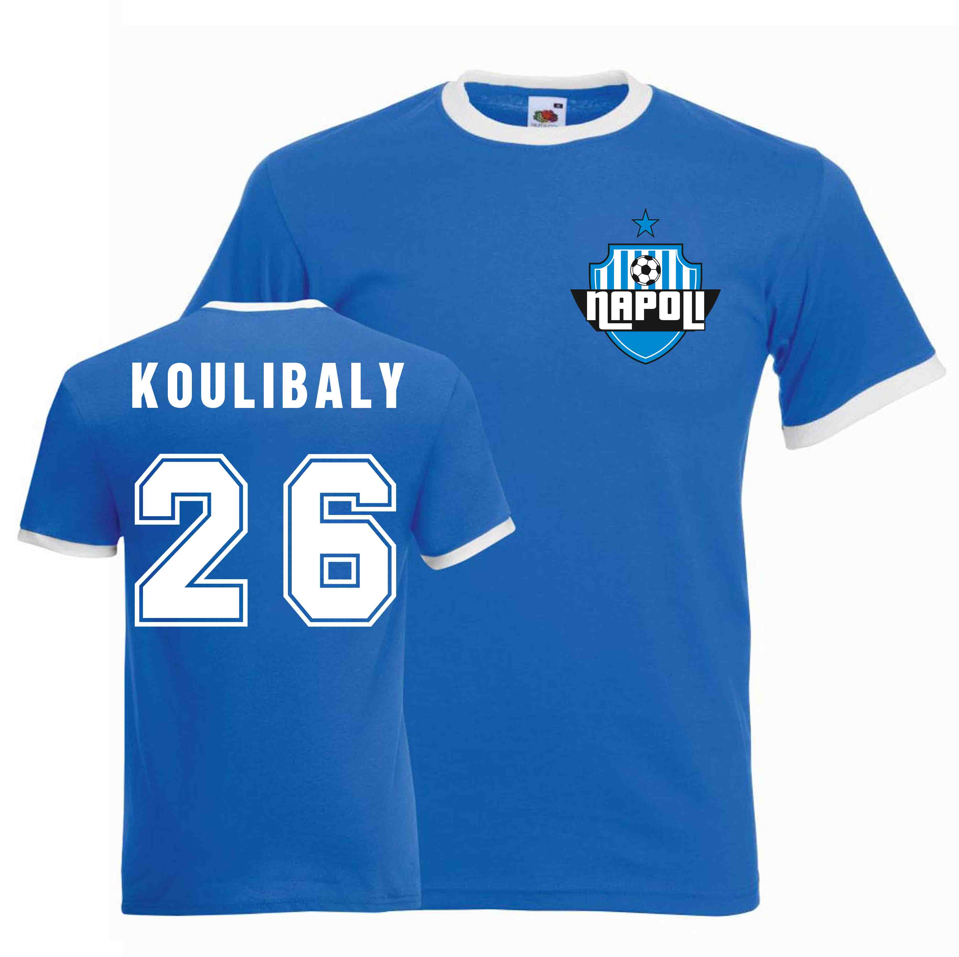 Kalidou Koulibaly Napoli Ringer Tee (blue)