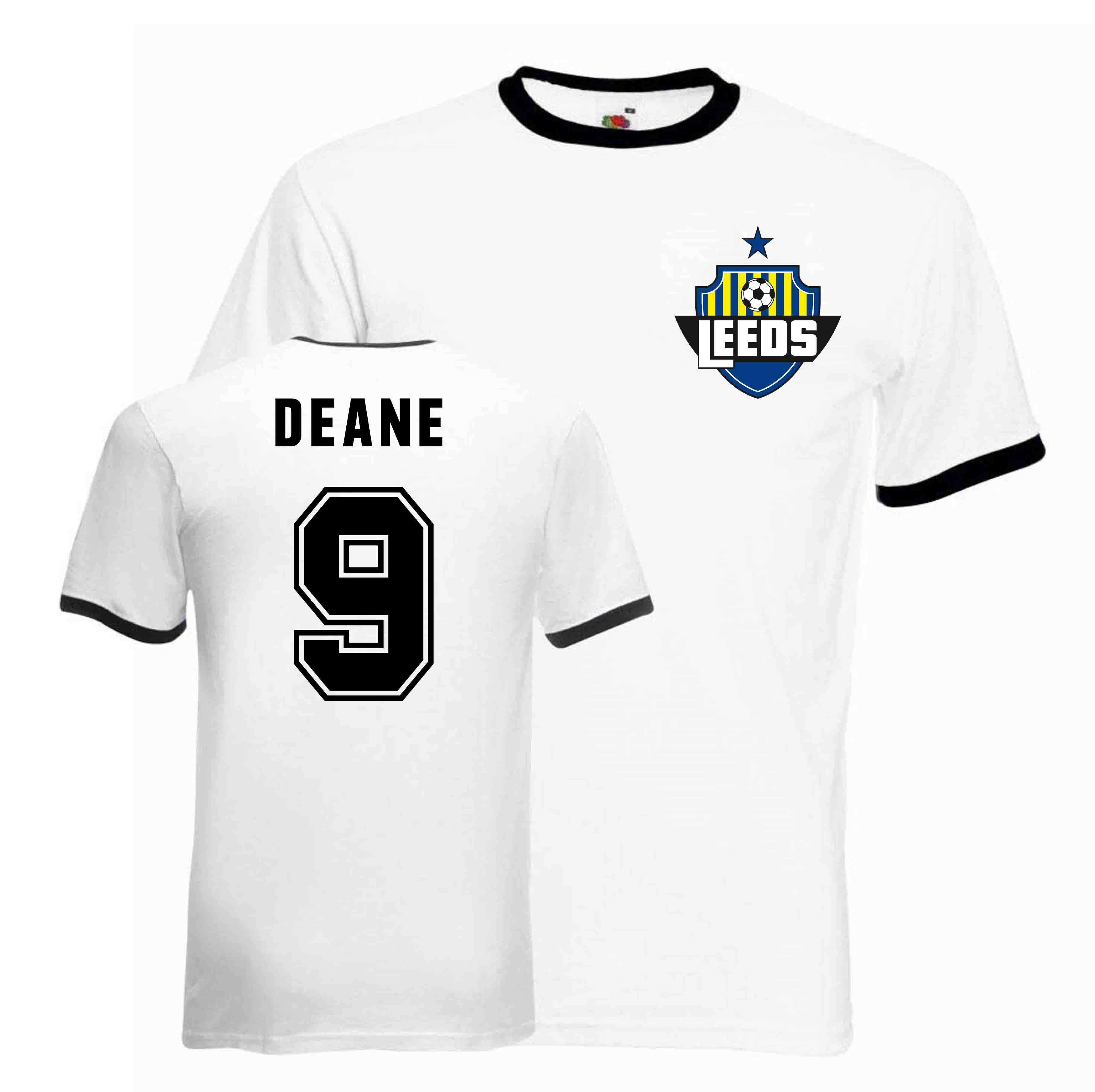 Brian Deane Leeds Ringer Tee (white-black)