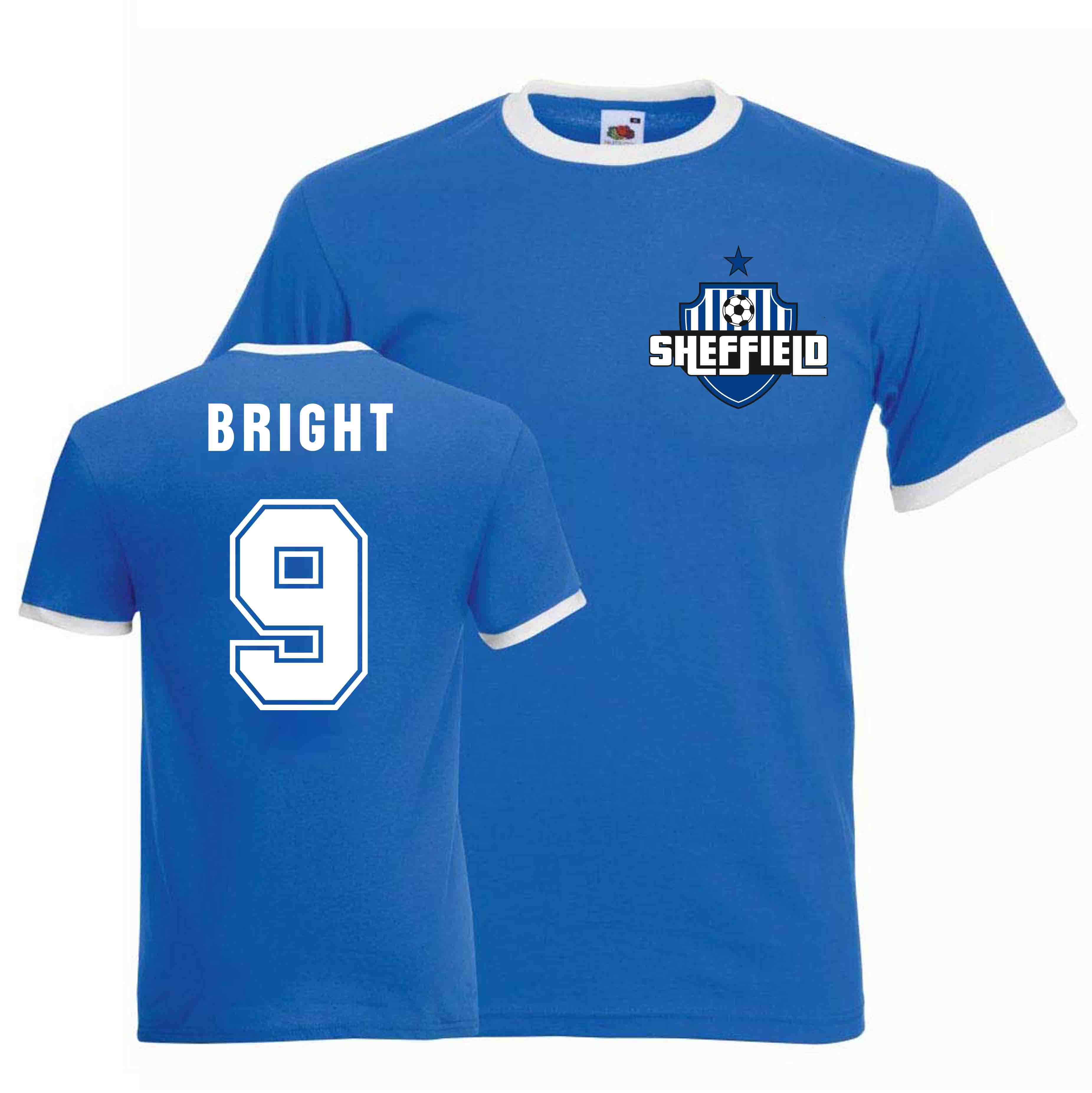 Mark Bright Sheffield Wednesday Ringer Tee (blue)