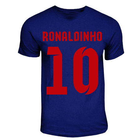 Ronaldinho Barcelona Hero T-shirt (navy)