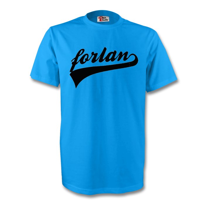 Diego Forlan Uruguay Signature Tee (sky Blue)