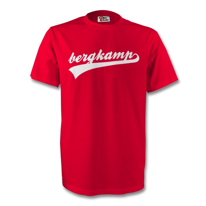 Dennis Bergkamp Arsenal Signature Tee (red) - Kids