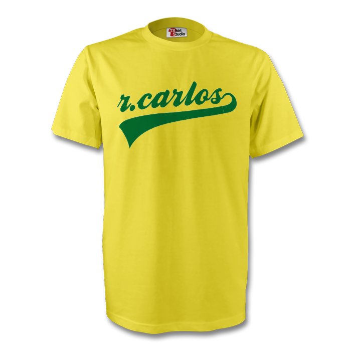 Roberto Carlos Brazil Signature Tee (yellow) - Kids