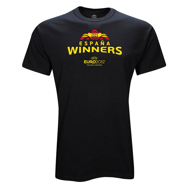 Spain Euro 2012 Winners T-Shirt (Black)