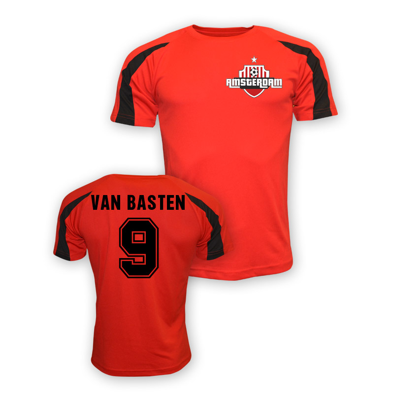 Marco Van Basten Ajax Sports Training Jersey (red)