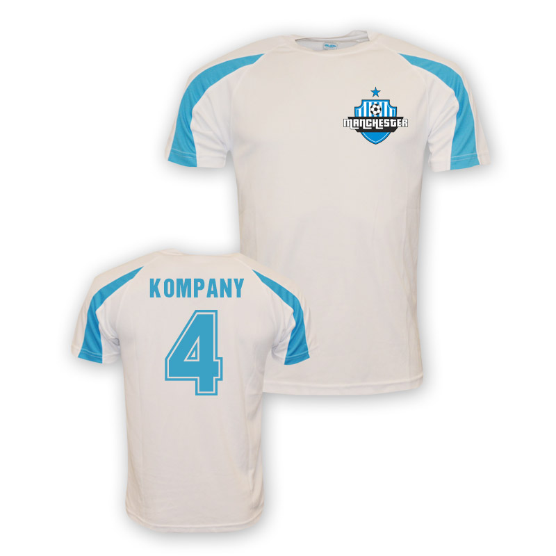 Vincent Kompany Man City Sports Training Jersey (white) - Kids