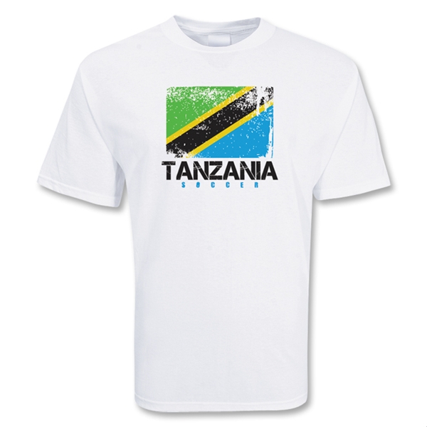Tanzania Soccer T-shirt [TSHIRTWHITEKIDS;TSHIRTWHITE] - $21.07 Teamzo.com