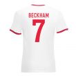 David Beckham England Ringer Tee (white-red)