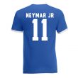 Neymar Brazil Ringer Tee (blue)