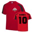 John Barnes Liverpool Sports Training Jersey (Red)
