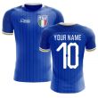 2025-2026 Italy Home Concept Football Shirt (Your Name) -Kids