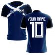 2025-2026 Scotland Flag Concept Football Shirt (Your Name)