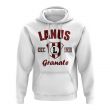 Lanus Established Football Hoody (White)