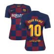 2019-2020 Barcelona Home Nike Ladies Shirt (Your Name)