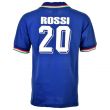 Italy 1982 World Cup Winners Rossi 20 Retro Football Shirt