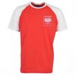 Poland Raglan Sleeve Red/White Retro T-Shirt