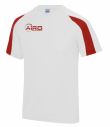 Airo Sportswear Contrast Training Tee (White-Red)
