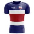 Costa Rica 2018-2019 Flag Concept Shirt