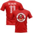 Mohamed Salah Liverpool Illustration T-Shirt (Red)