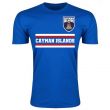 Cayman Islands Core Football Country T-Shirt (Blue)