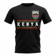 Kenya Core Football Country T-Shirt (Black)