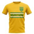 Mauritania Core Football Country T-Shirt (Yellow)