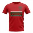 Morocco Core Football Country T-Shirt (Red)