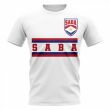 Saba Core Football Country T-Shirt (White)