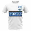 San Marino Core Football Country T-Shirt (White)