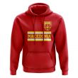 Macedonia Core Football Country Hoody (Red)