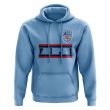 Fiji Core Football Country Hoody (Sky)