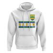 Gabon Core Football Country Hoody (White)