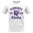 Fiorentina Established Football T-Shirt (White)