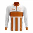 Cyprus Concept Football Half Zip Midlayer Top (White-Orange)