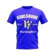 Karlsruhe Established Football T-Shirt (Royal)