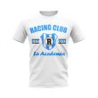 Racing Club Established Football T-Shirt (White)