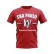 Sao Paolo Established Football T-Shirt (Red)