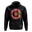 Afghanistan Football Badge Hoodie (Black)