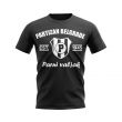 Partizan Belgrade Established Football T-Shirt (Black)