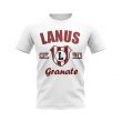 Lanus Established Football T-Shirt (White)