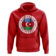 Azerbaijan Football Badge Hoodie (Red)