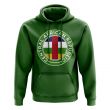 Central African Republic Football Badge Hoodie (Green)