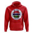 Gambia Football Badge Hoodie (Red)