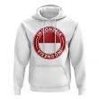 Indonesia Football Badge Hoodie (White)