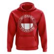 Indonesia Football Badge Hoodie (Red)