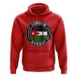 Jordan Football Badge Hoodie (Red)