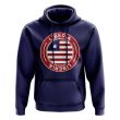 Liberia Football Badge Hoodie (Navy)