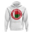 Madagascar Football Badge Hoodie (White)