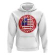 Malaysia Football Badge Hoodie (White)