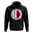 Malta Football Badge Hoodie (Black)